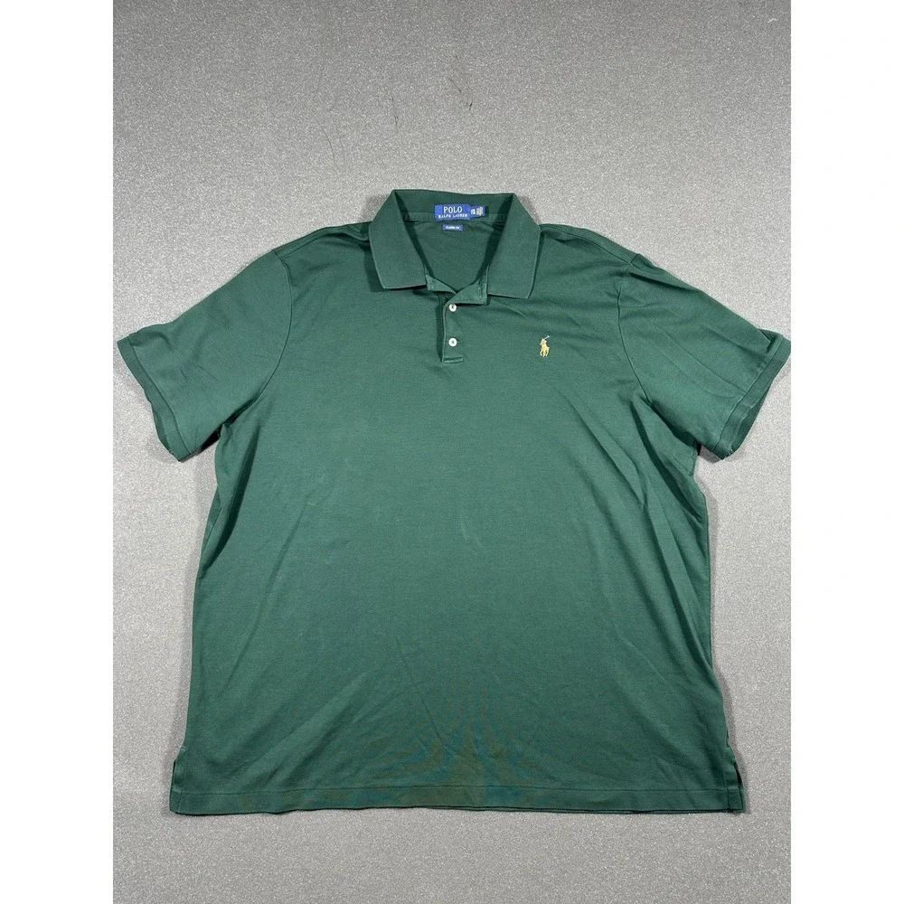 Men's Ralph Lauren Hunter Green Polo XXL